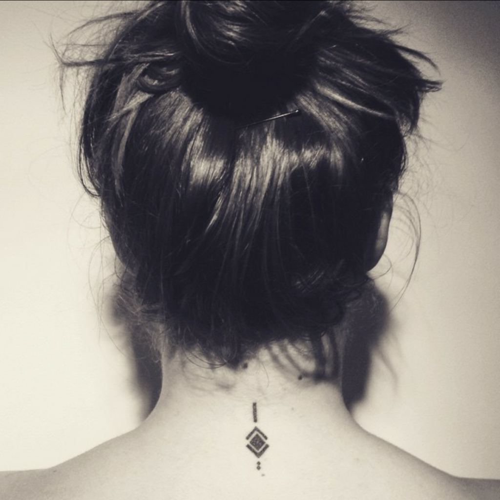 back of neck