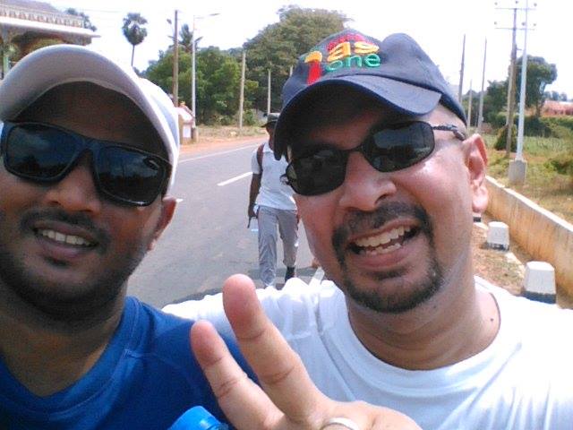 From left – Ikram and Aman