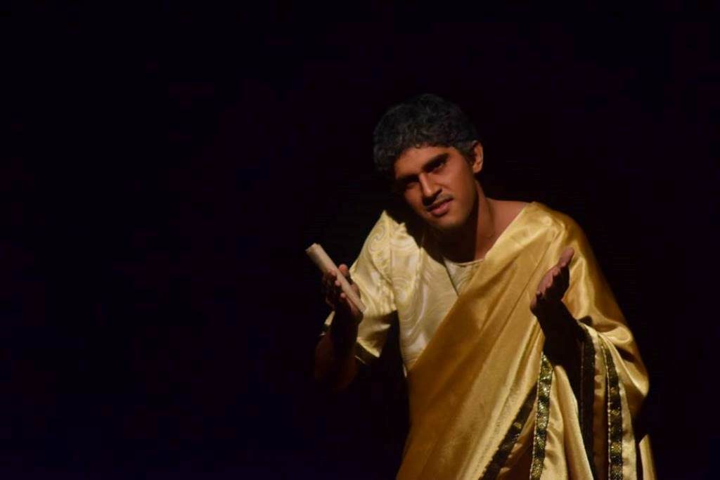 Taariq Jurangpathy in his award winning performance as Brutus.