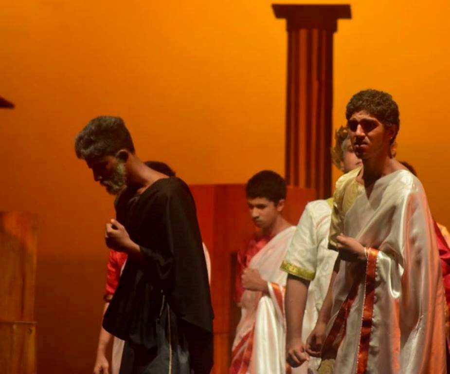 Wesley's Julius Caesar (Photo Credits- Aqeel Jurangpathy)