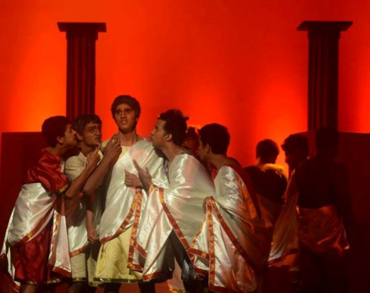 Wesley's Julius Caesar (Photo Credits- Aqeel Jurangpathy)